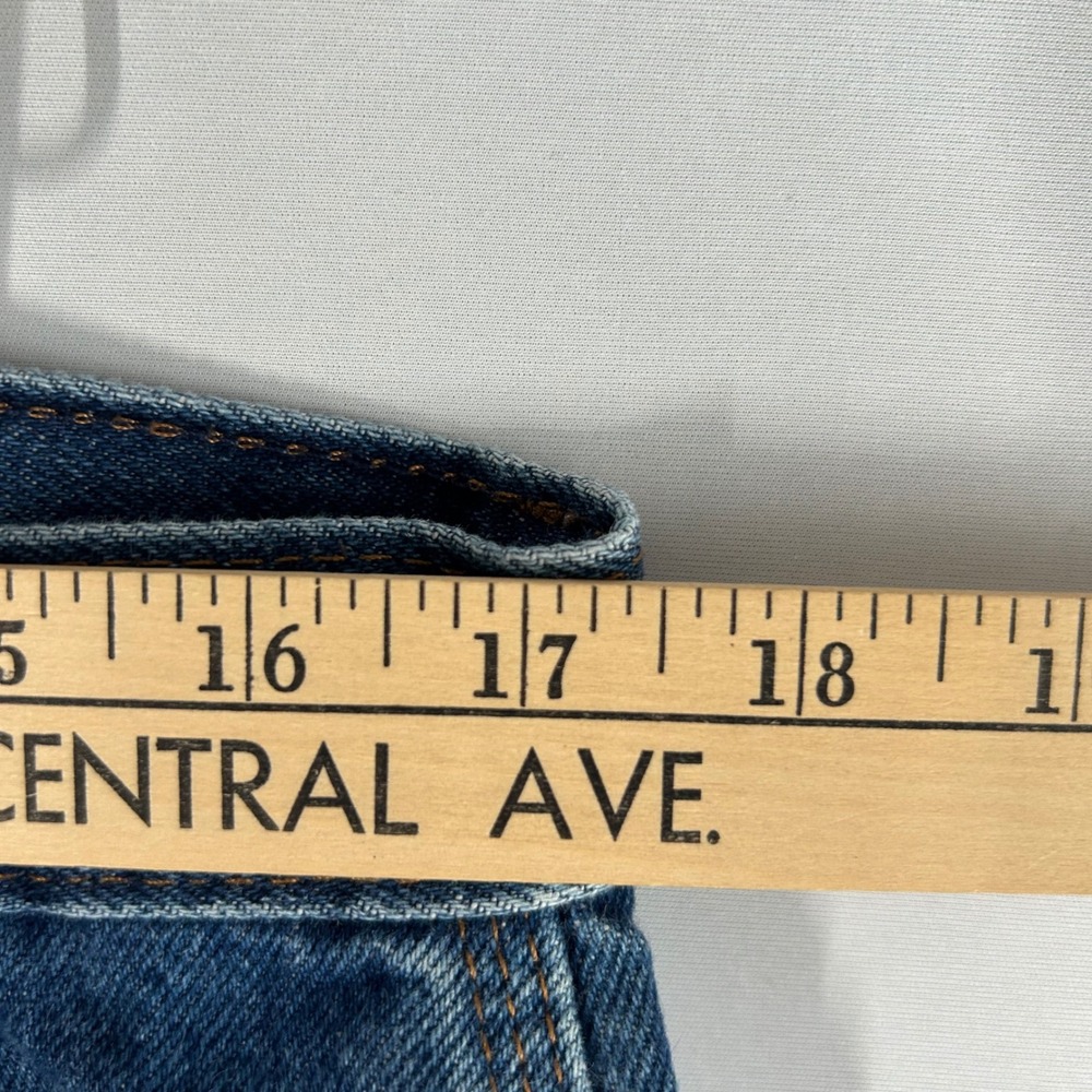 Key Mens Double Knee Logger Denim Carpenter Jeans Blue W36 L30 FS2818 - Picture 10 of 12